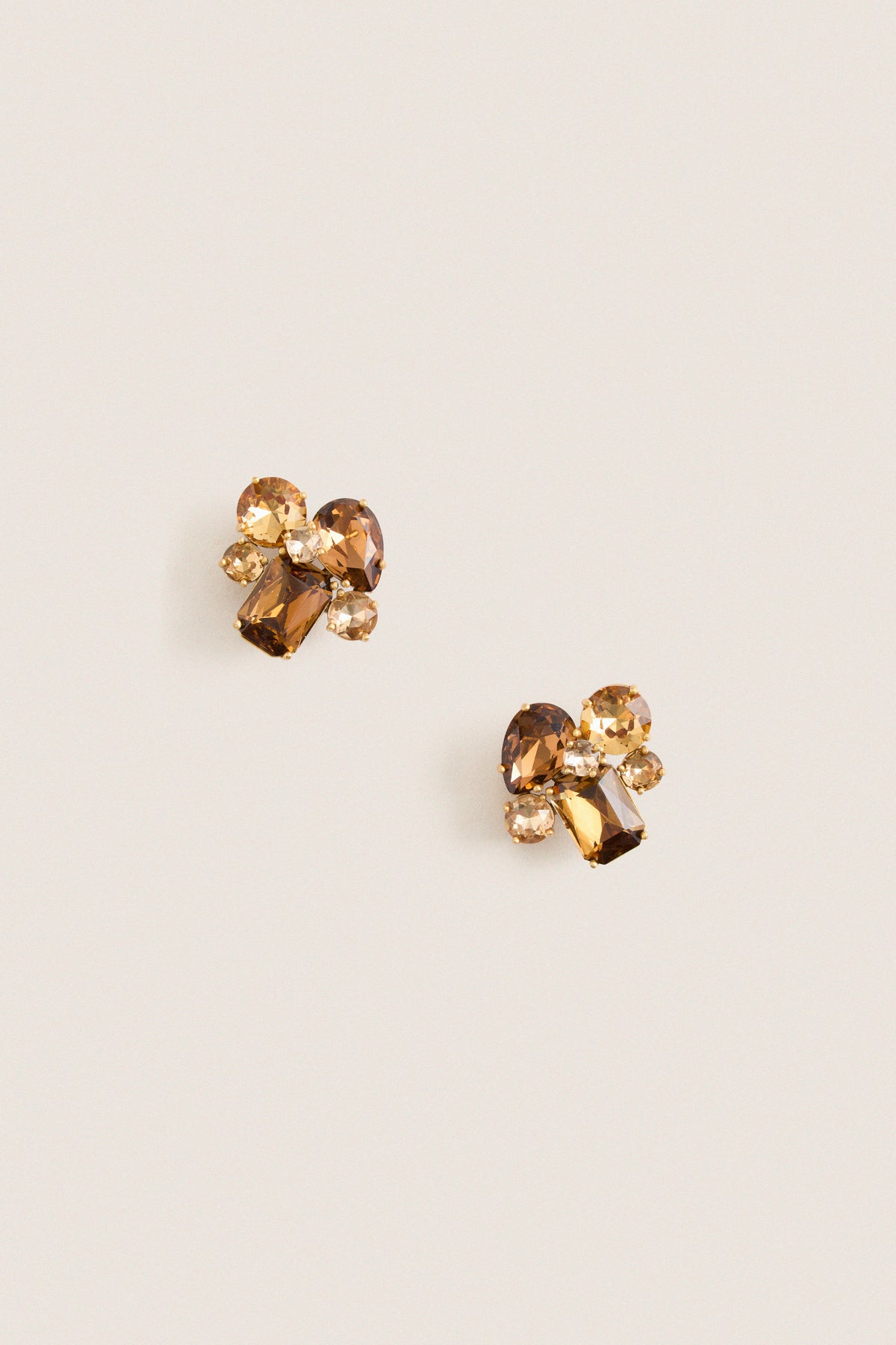 Chestnut Cluster Earrings