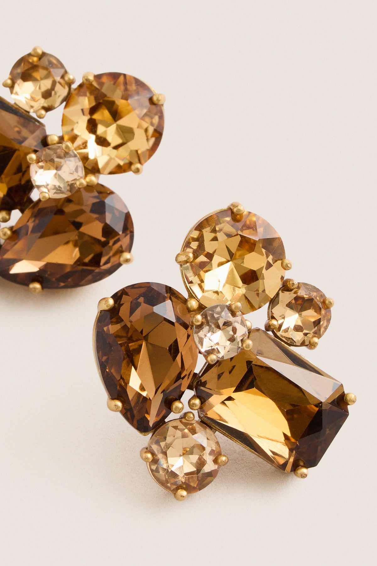 Chestnut Cluster Earrings