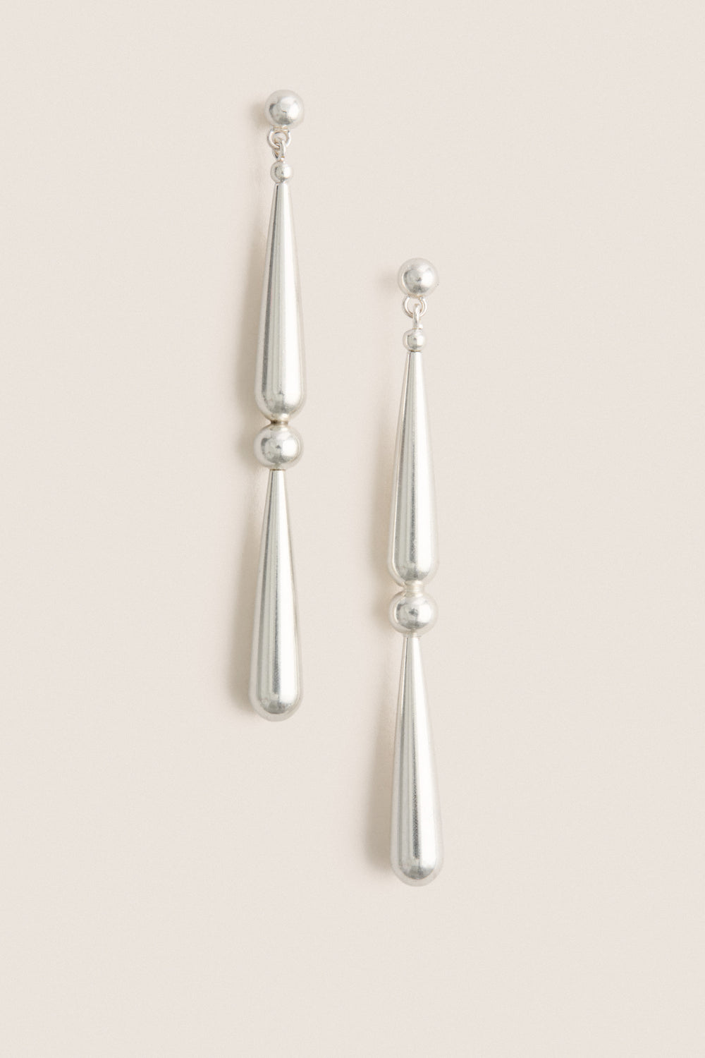Silver Drop Earrings