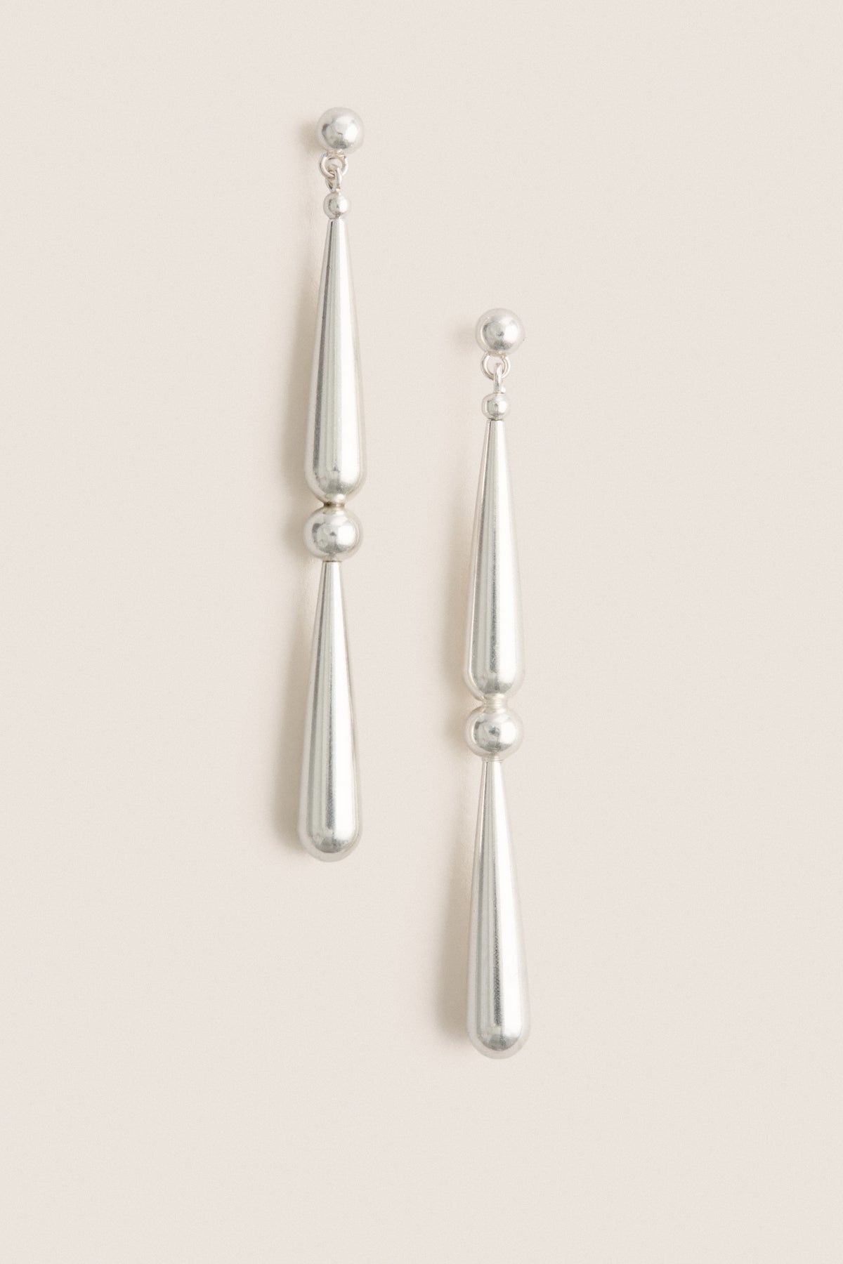 Silver Drop Earrings