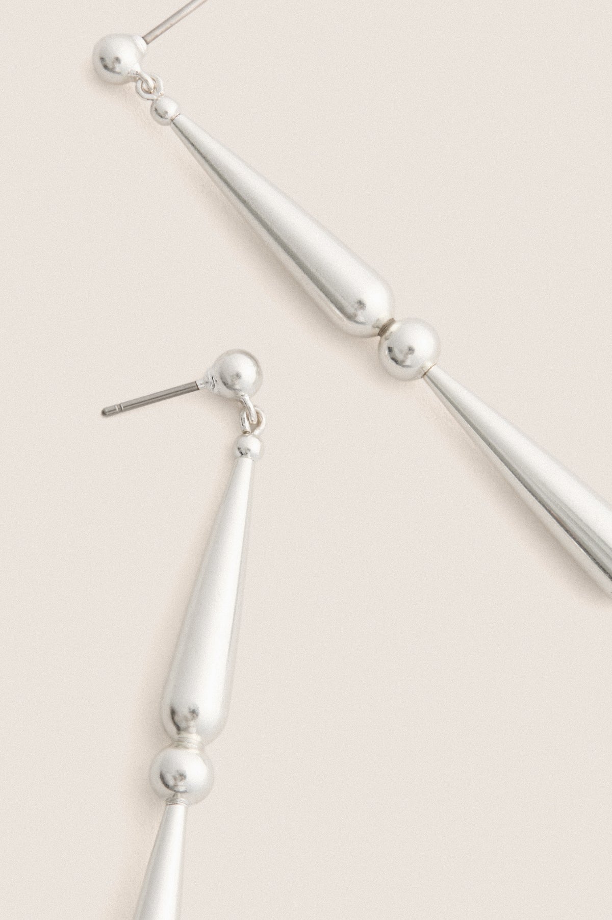 Silver Drop Earrings