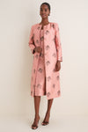 Apricot Jacquard Renata Dress