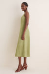 Moss Suede Manon Dress