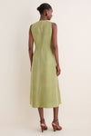 Moss Suede Manon Dress