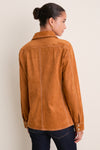 Tan Suede Redford Button Down