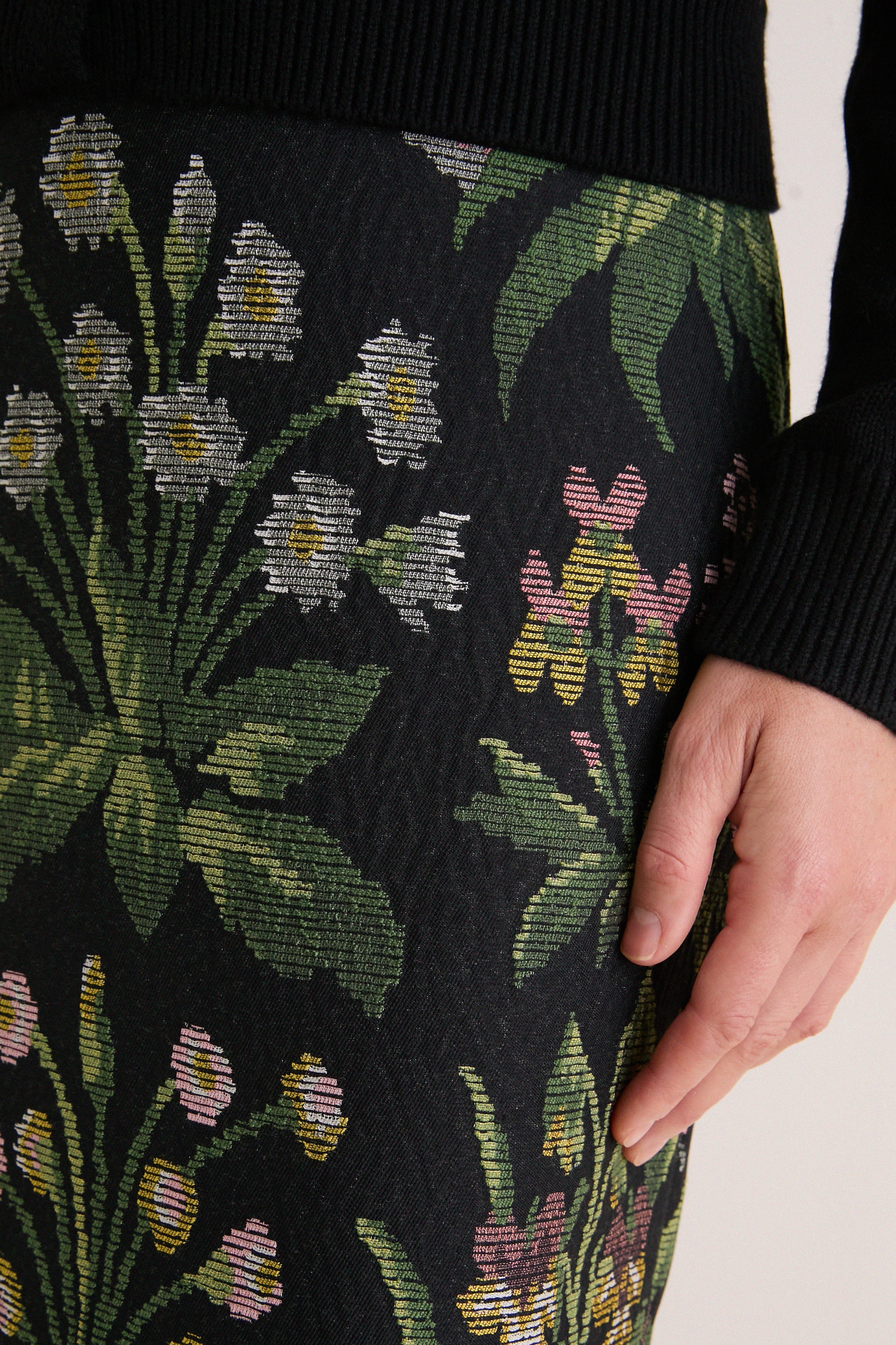 Wildflower Tapestry Jacquard Ellington Skirt