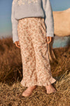 Cream Carnation Florali Pants