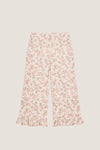 Cream Carnation Florali Pants
