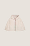 Cream Flower Beds Reversible Felvet Coat