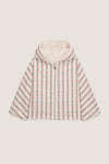 Cream Flower Beds Reversible Felvet Coat