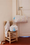 White Felicita Flowers Laety Toiletry Bag
