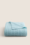 Light Blue Cashmere Blanket