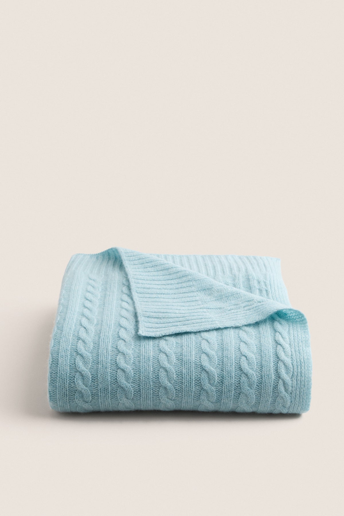 Light Blue Cashmere Blanket