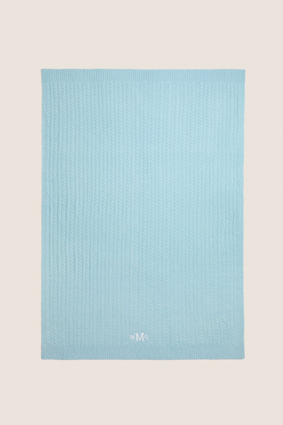 Light Blue Cashmere Blanket