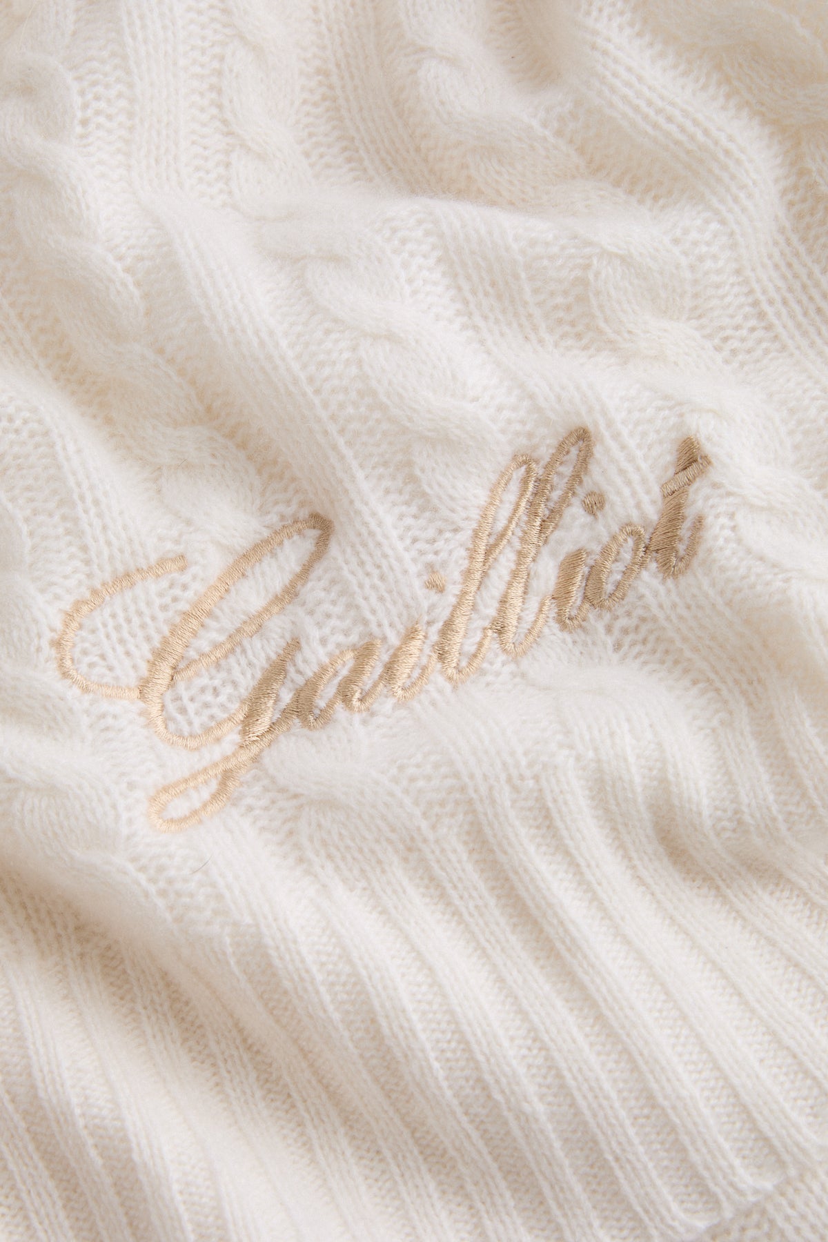 Cream Cashmere Blanket