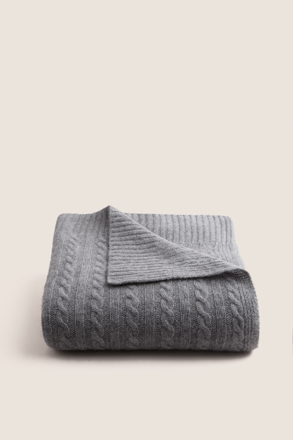 Gray Cashmere Blanket