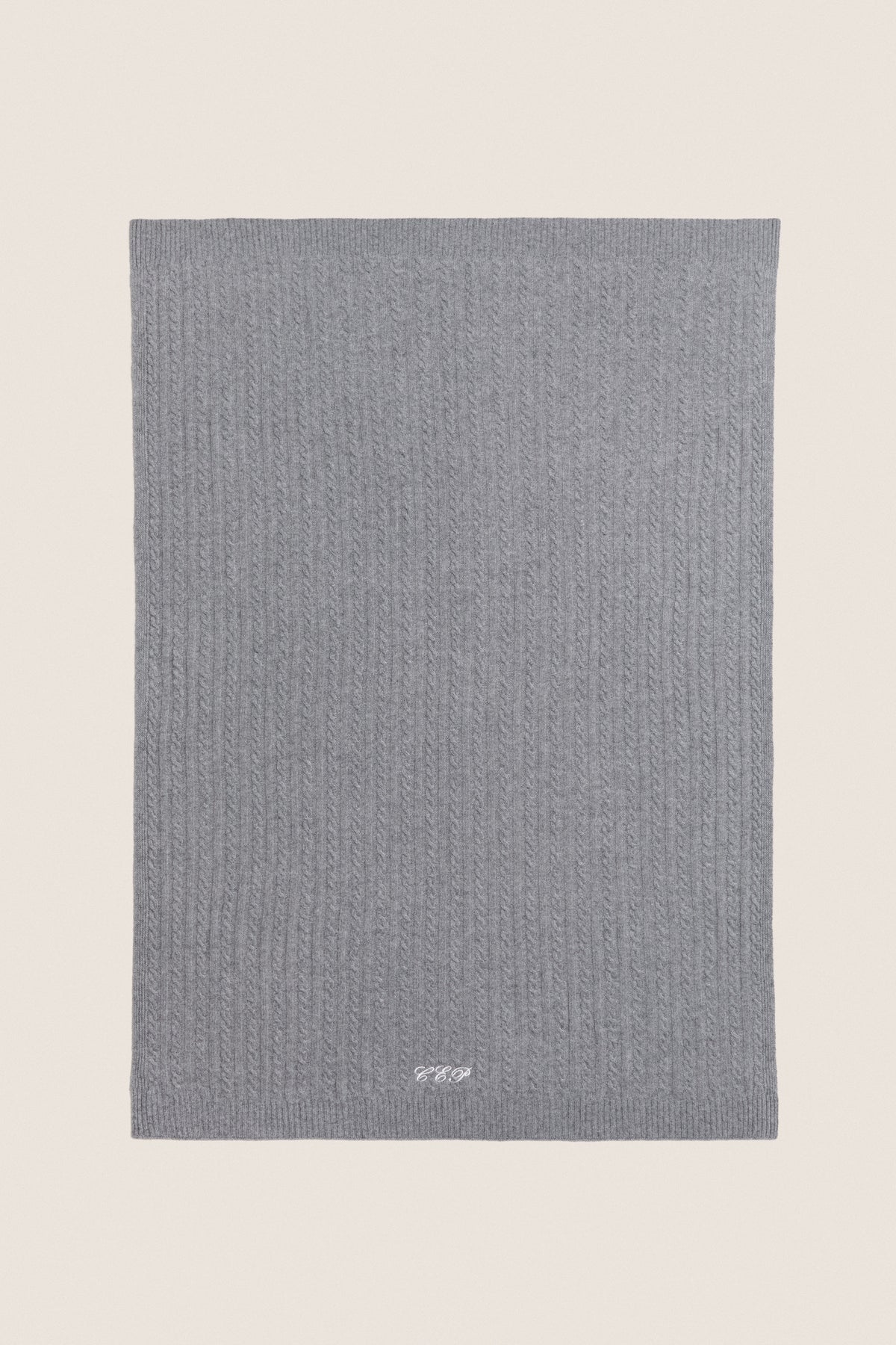 Gray Cashmere Blanket