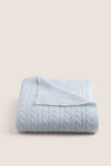 Baby Blue Cashmere Baby Blanket
