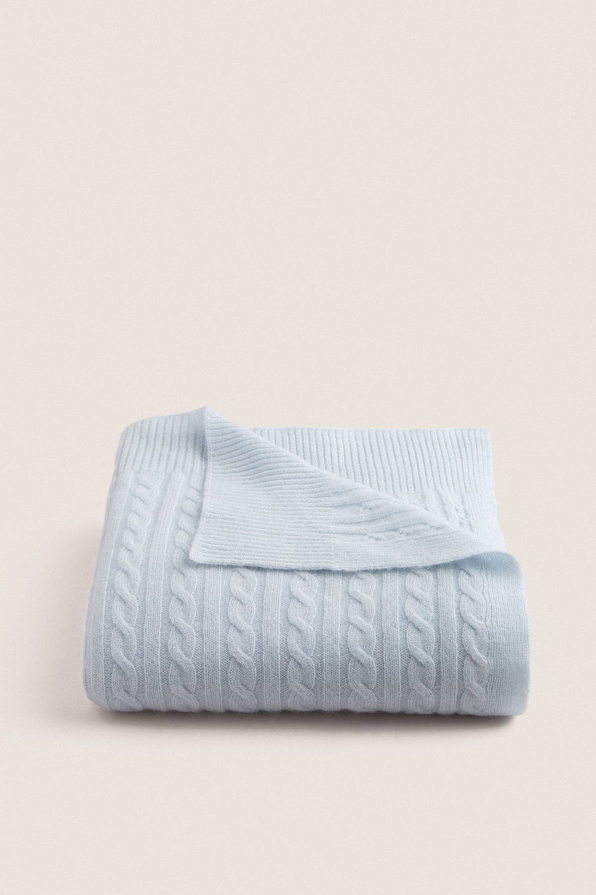 Baby Blue Cashmere Baby Blanket