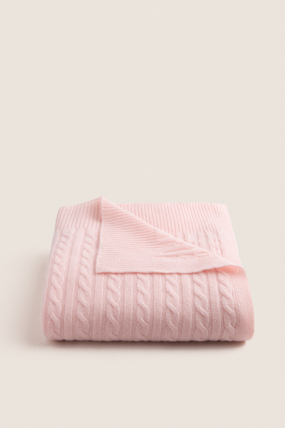 Baby Pink Cashmere Baby Blanket