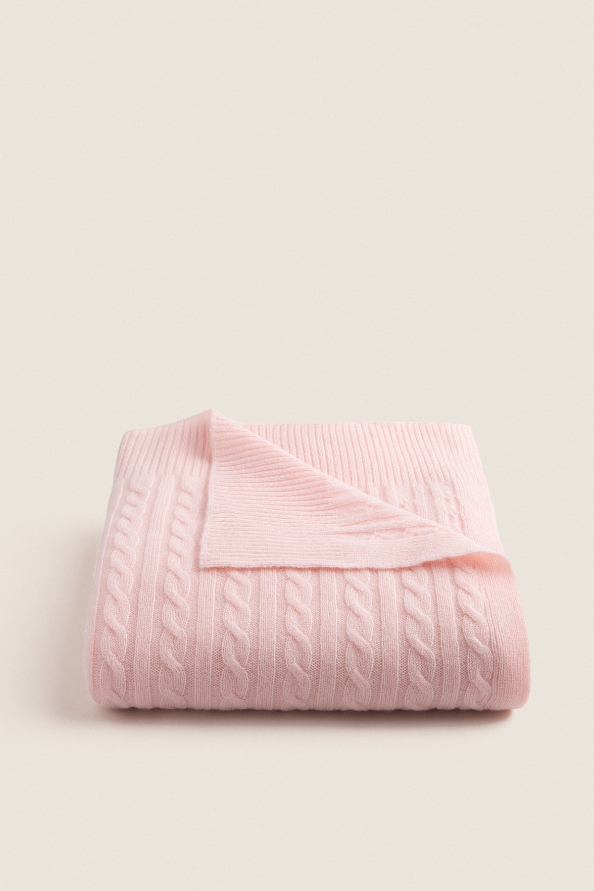 Baby Pink Cashmere Baby Blanket