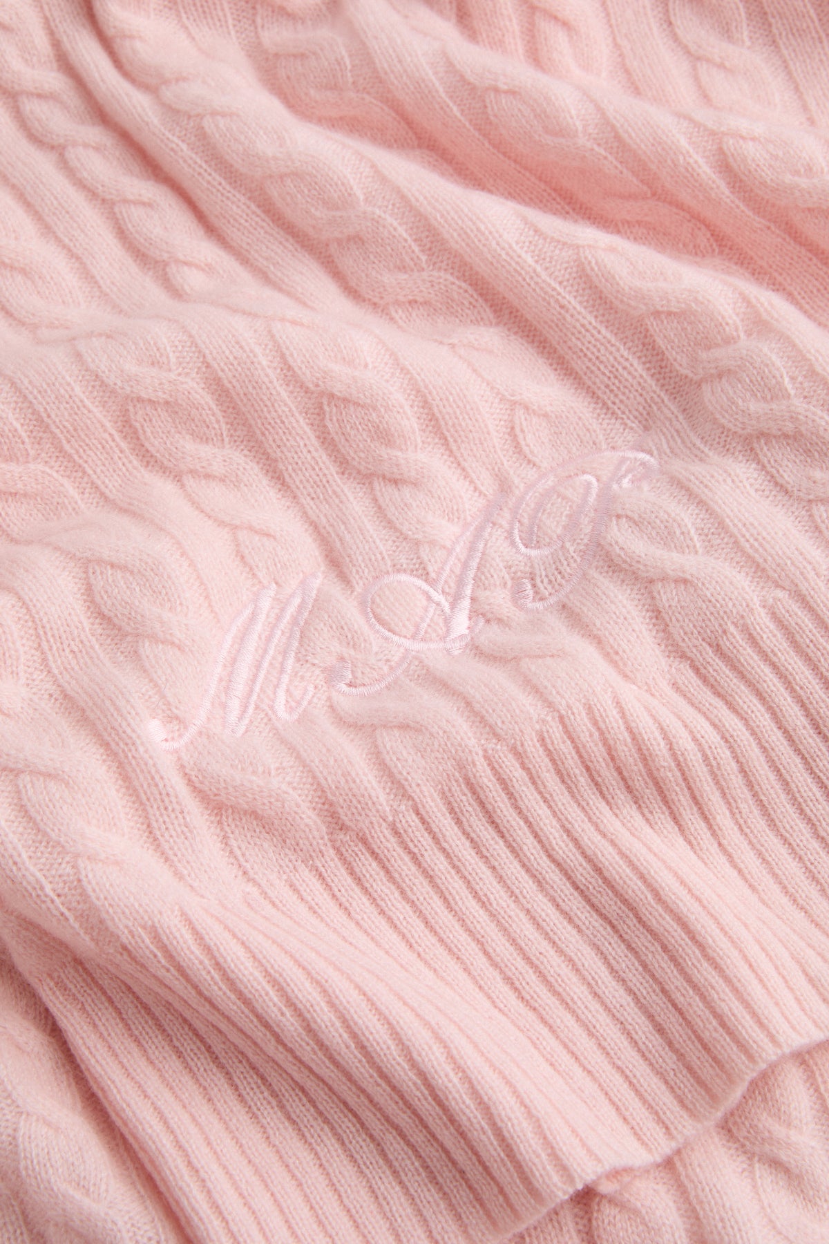 Baby Pink Cashmere Baby Blanket
