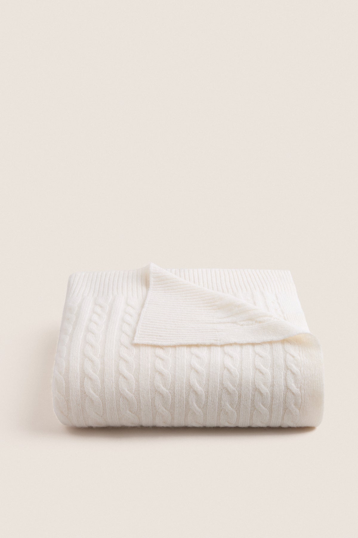 Cream Cashmere Baby Blanket