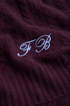 Plum Cashmere Blanket