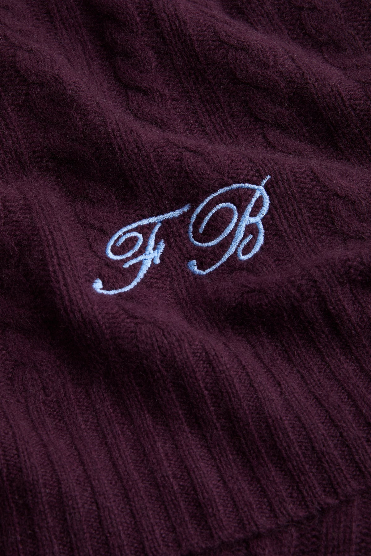 Plum Cashmere Blanket