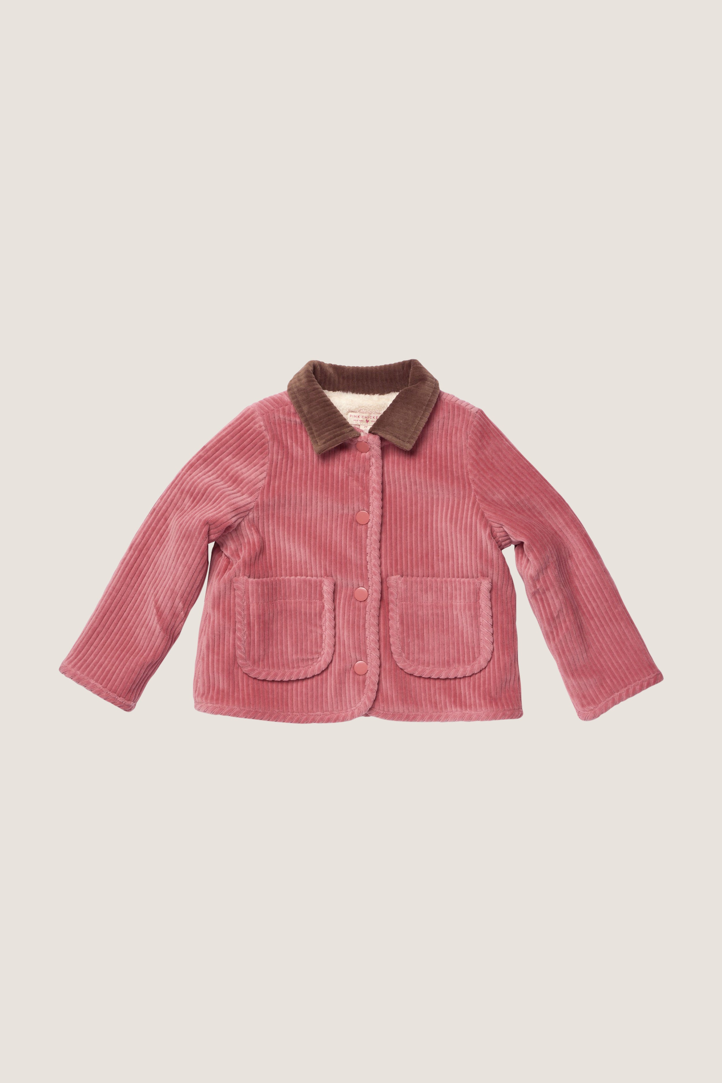Pink Jace Plush Jacket