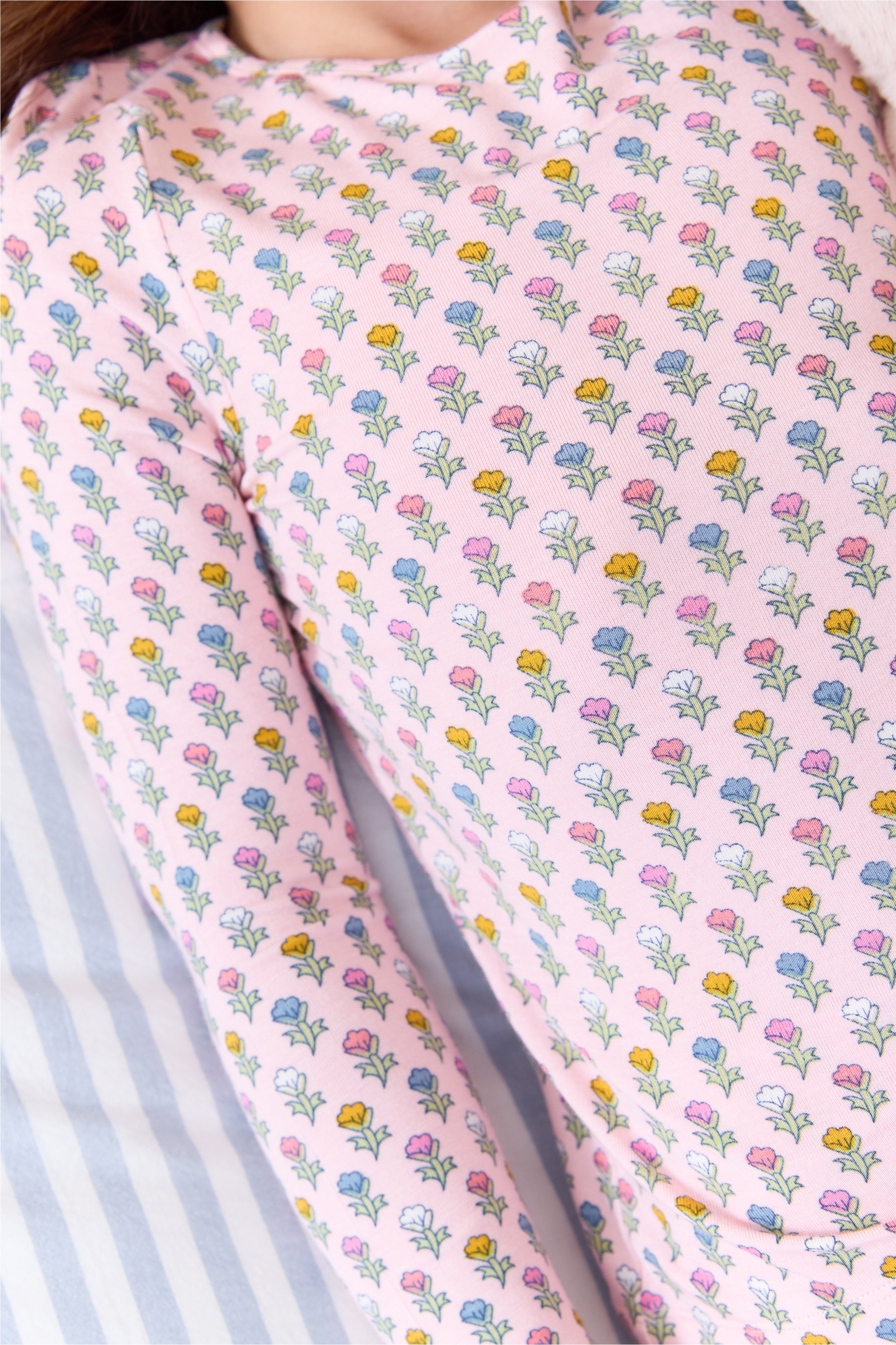 Pink Carnations Bamboo PJ Set