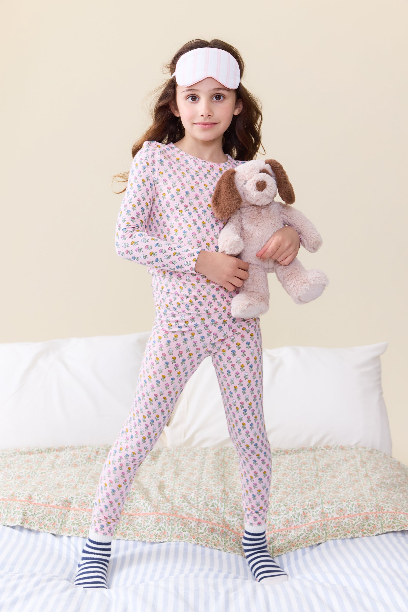 Pink Carnations Bamboo PJ Set