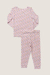 Pink Carnations Bamboo PJ Set