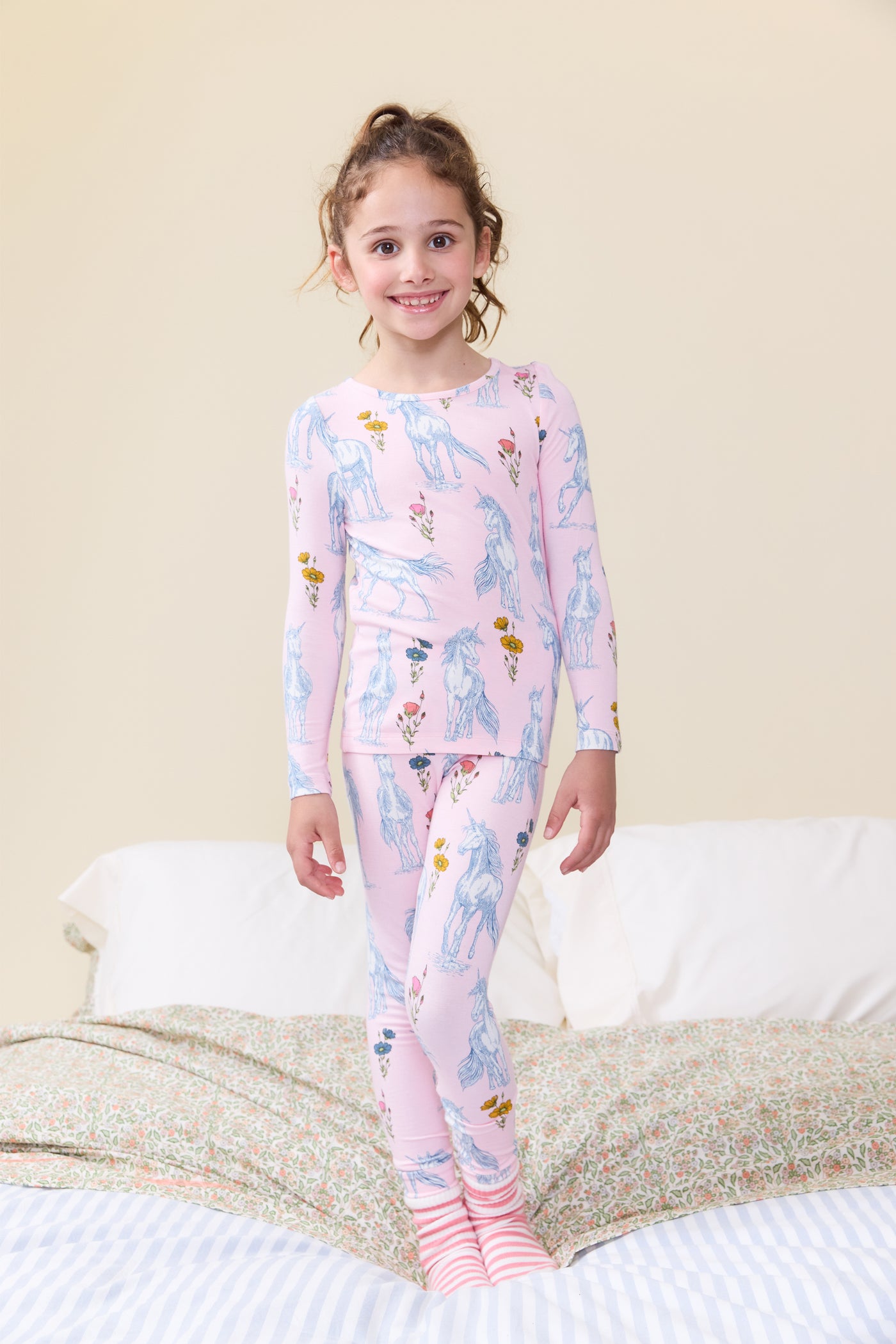 Unicorn Fields Bamboo PJ Set