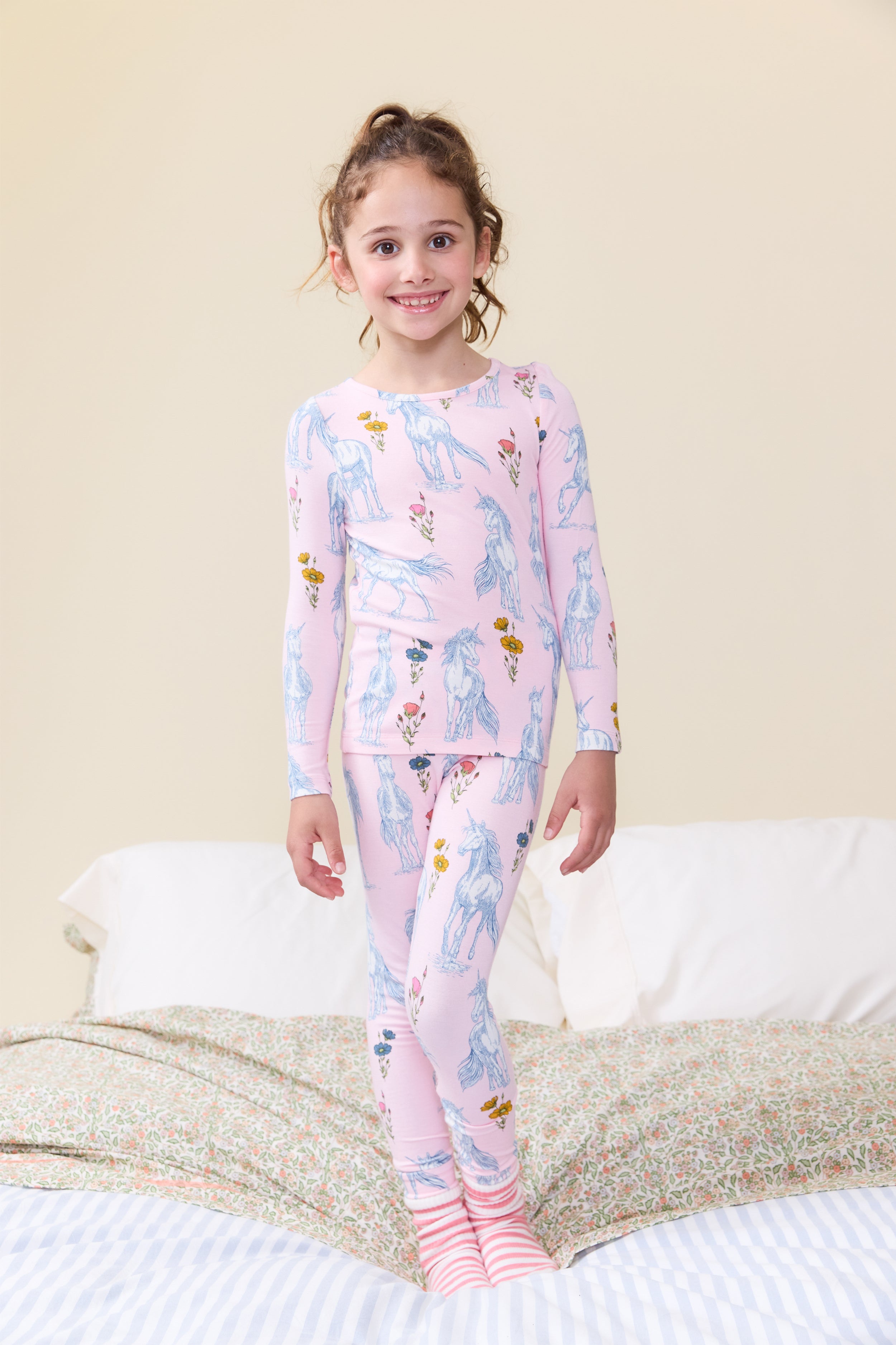Unicorn Fields Bamboo PJ Set
