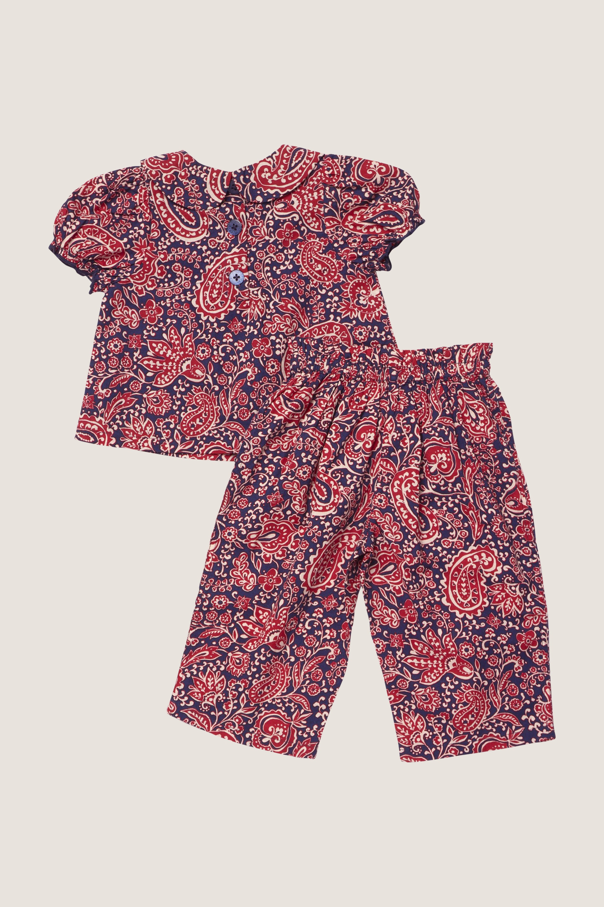 Baby Girls Paisley Vines Dawson Set