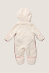 Baby Girls Cream Pramsuit
