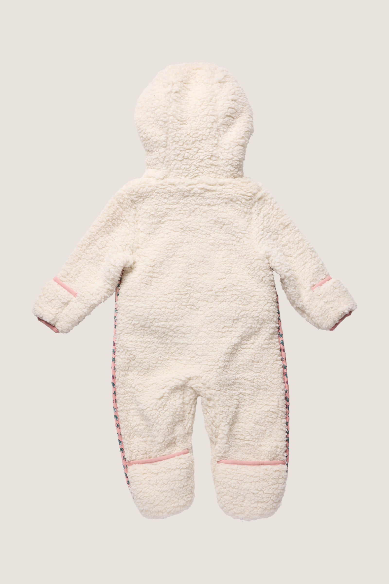 Baby Girls Cream Pramsuit