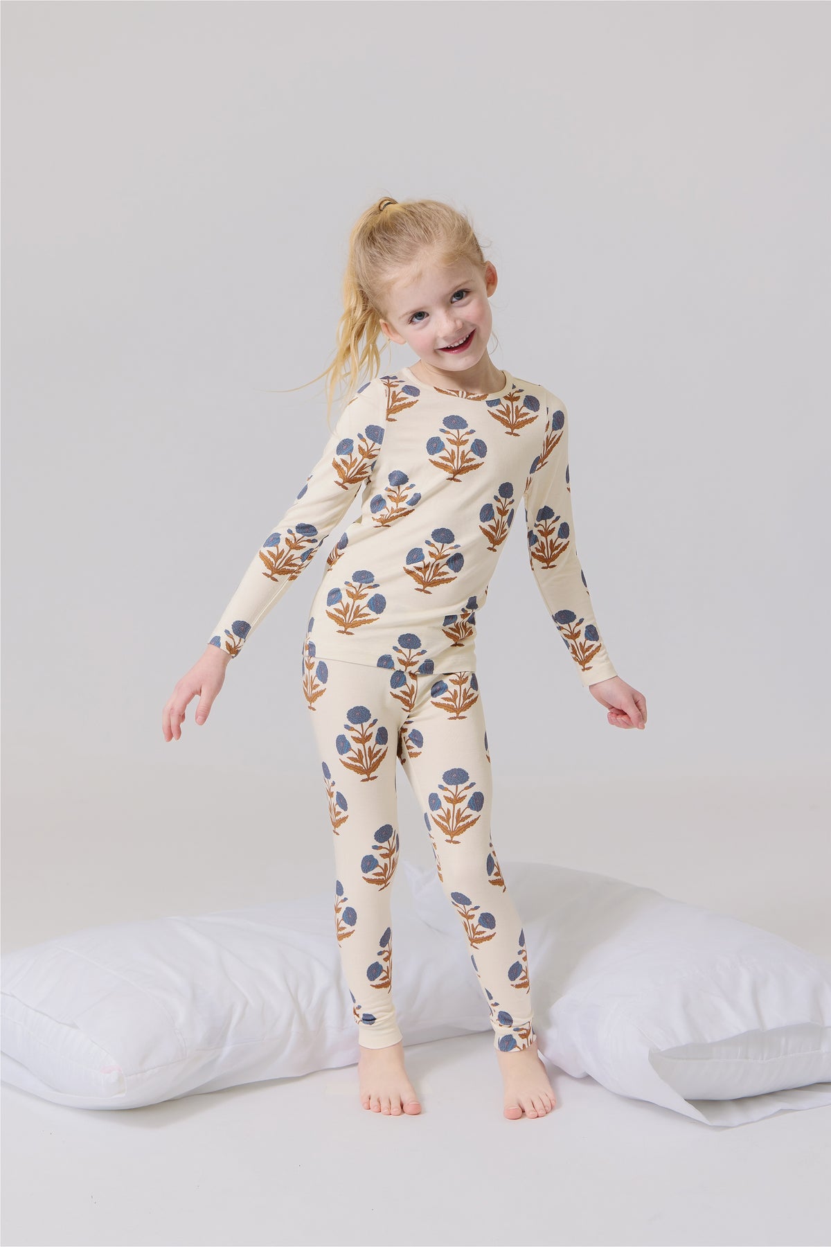 Blue Dandelion Kids Bamboo Pj Set