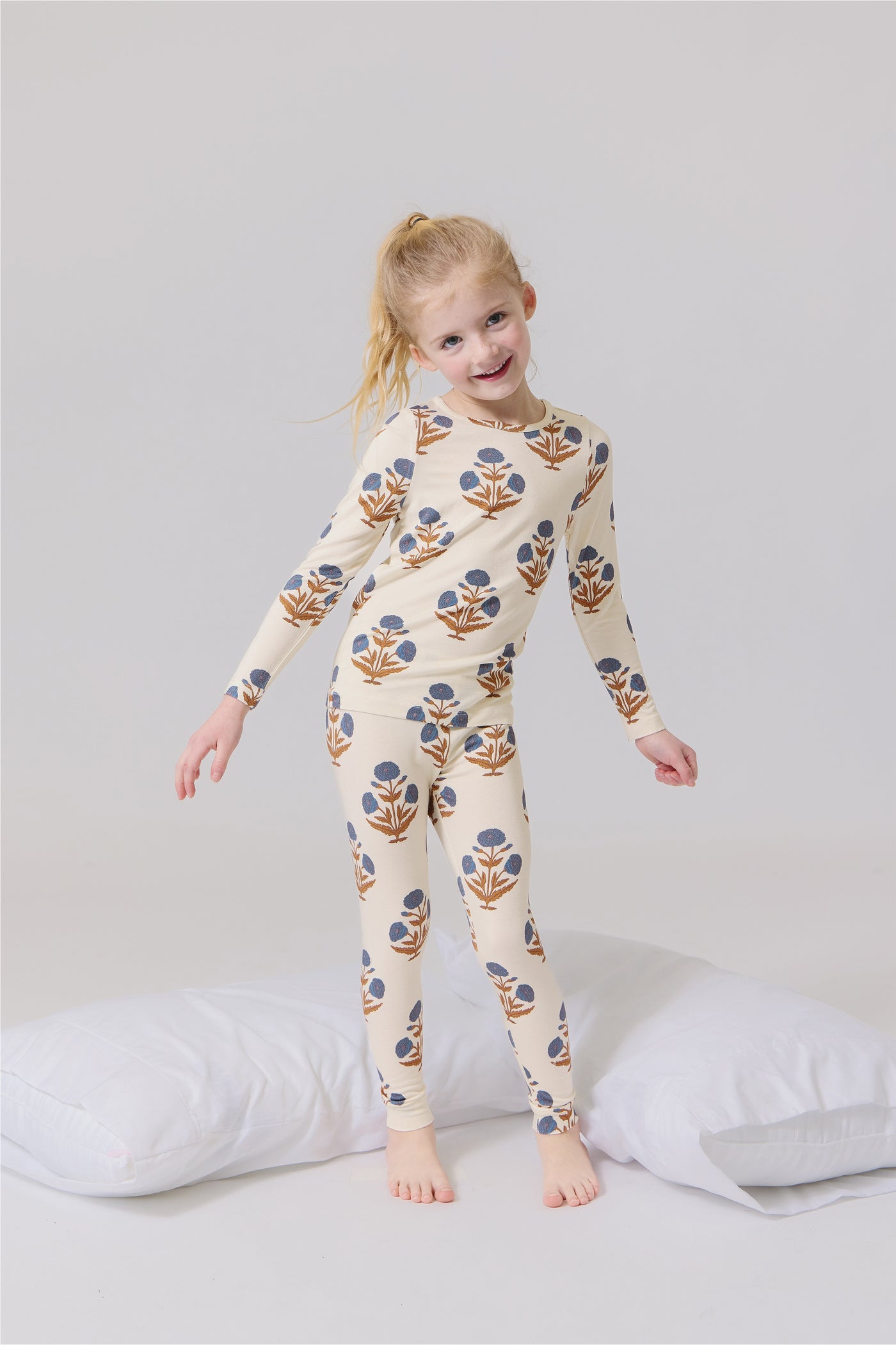 Blue Dandelion Kids Bamboo Pj Set