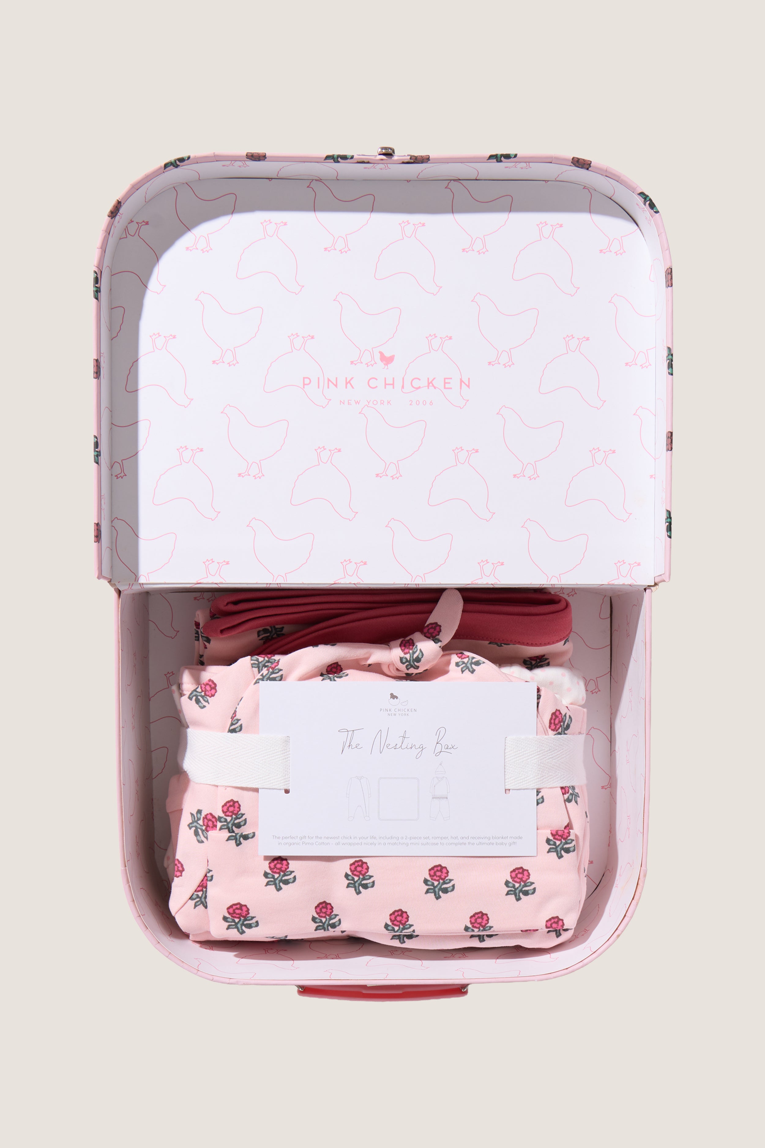 Pink Tiny Flower Nesting Box