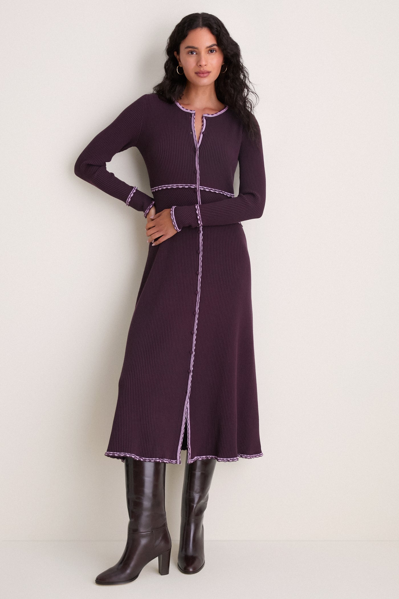 Violet Lily Sweater Dress