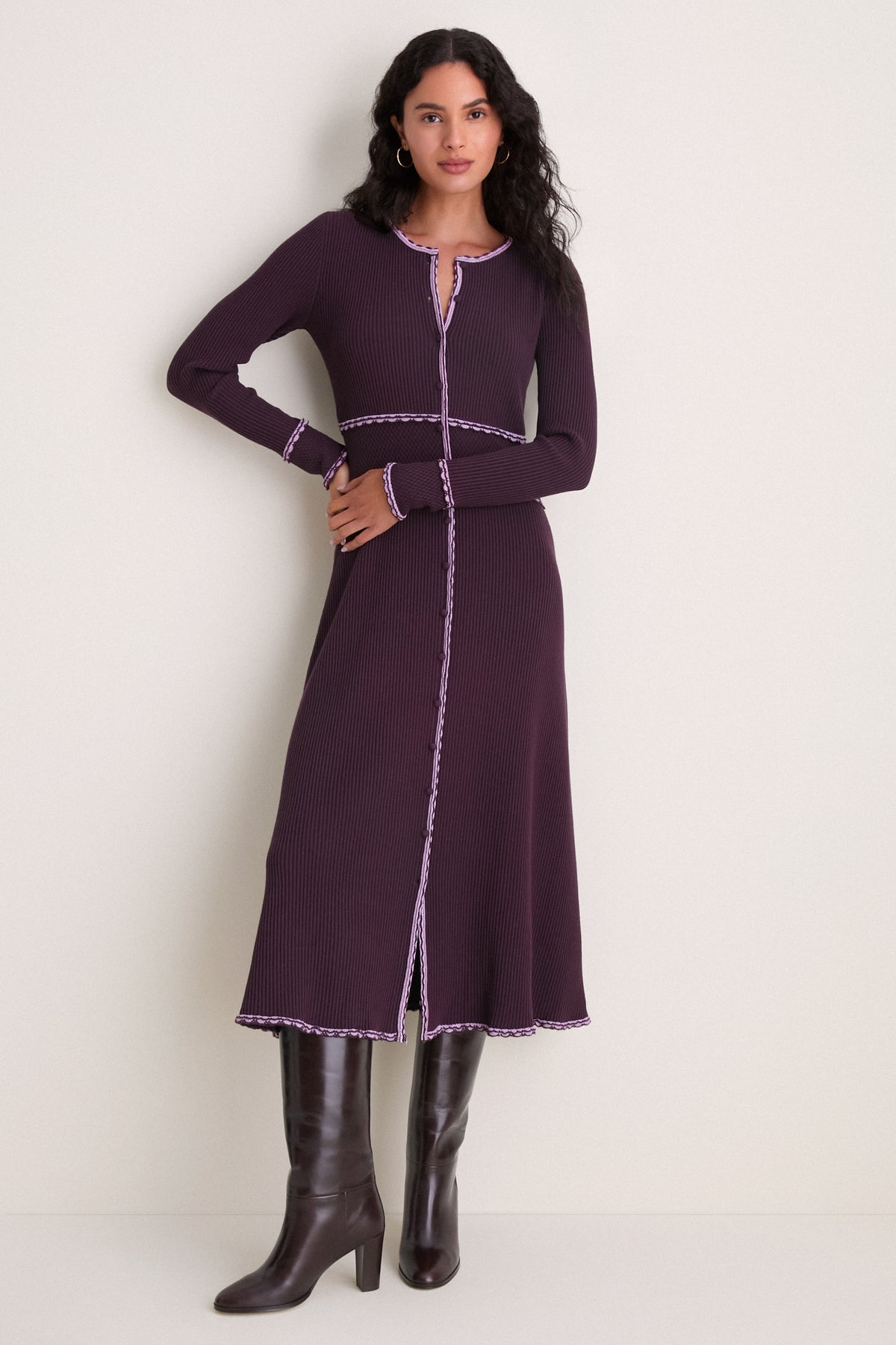 Violet Lily Sweater Dress