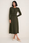 Burnt Olive Lily Sweater Dress