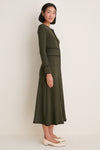 Burnt Olive Lily Sweater Dress