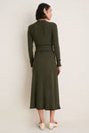 Burnt Olive Lily Sweater Dress
