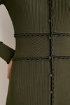 Burnt Olive Lily Sweater Dress