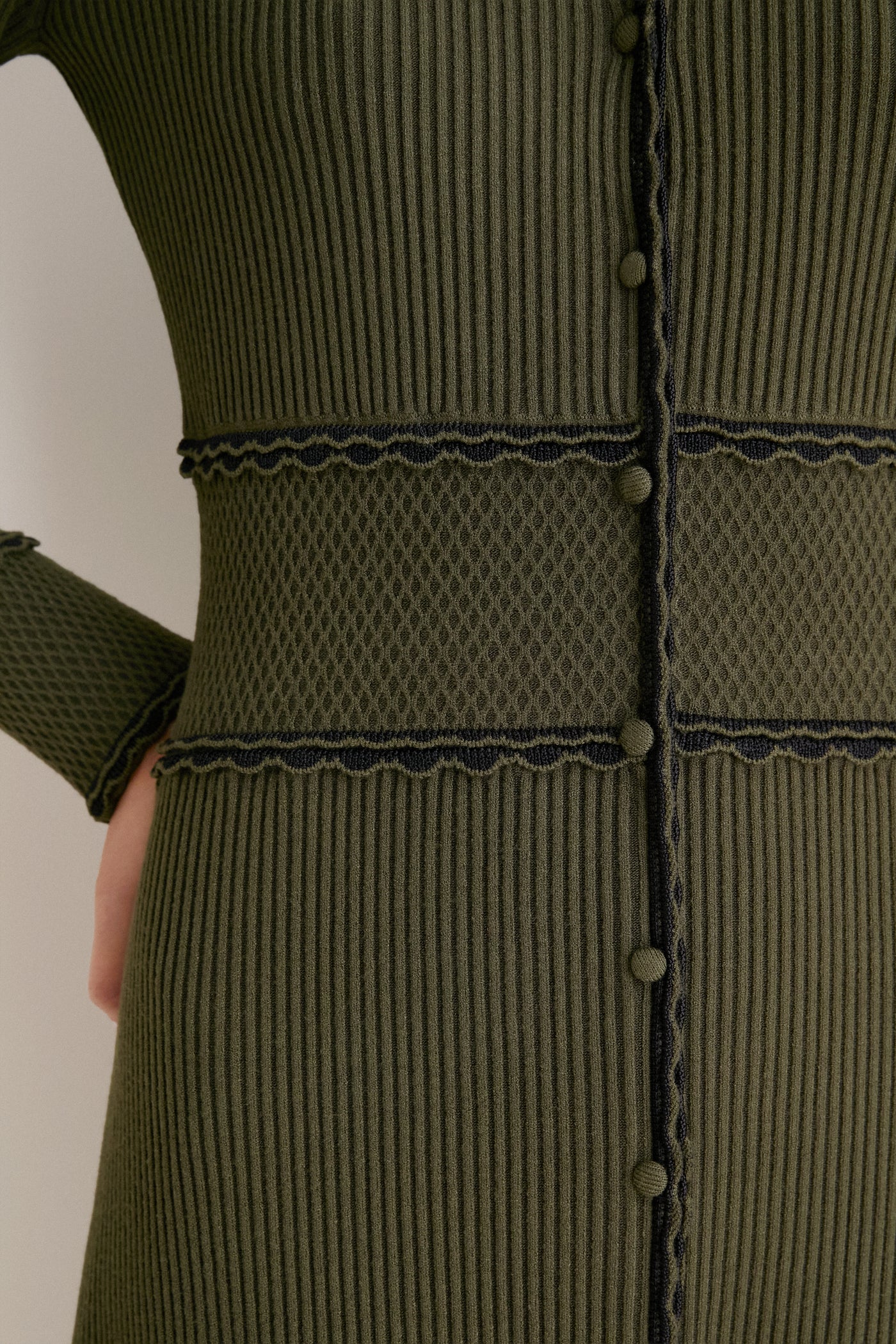 Burnt Olive Lily Sweater Dress