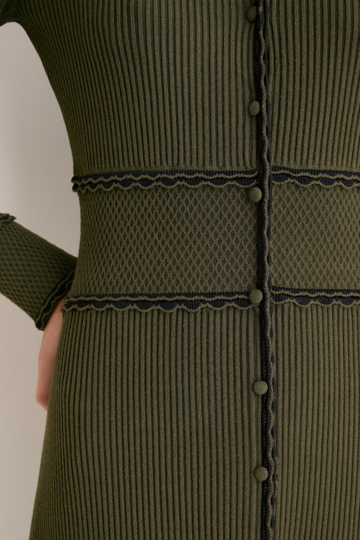 Burnt Olive Lily Sweater Dress