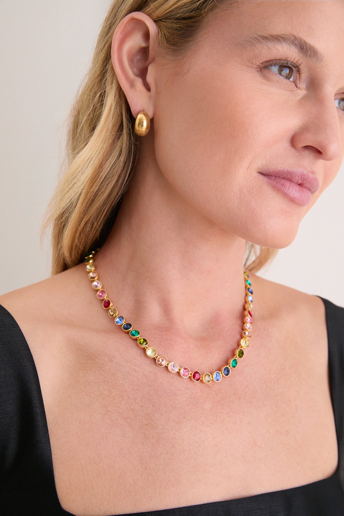 Rainbow Crystal Nova Necklace